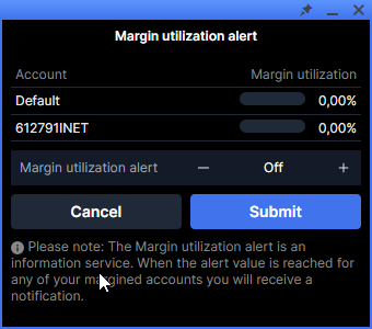 Margin utilitzation alert.png