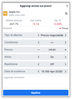 Aggiungi avviso sui prezzi Pop-up.png